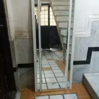 آینه قدی تراش خورده رزین در حد نو