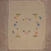 دو عدد پتوی نوزادی بافت