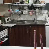 سینک ظرفشویی دوقلو ۱۲۰در۶۰ نو نو