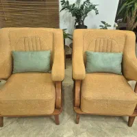 مبلمان ۸ نفره چوب راش شرکتی نو و تمیز|مبلمان خانگی و میز عسلی|آمل, |دیوار