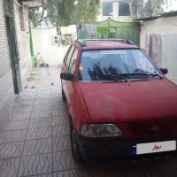 پراید هاچ پک ۷۳ قرمز زیر خاکی دور رنگ شاسی ها پلم|خودرو سواری و وانت|بم, |دیوار