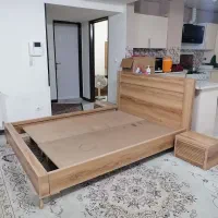 تخت خواب دونفره مینیمال با کیفیت عالی|تخت و سرویس خواب|شیراز, شهرک گلستان|دیوار