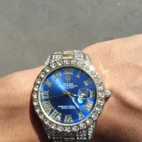 رولکس فول نگین صفحه آبی