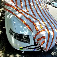 چادر ماشین شولت آمریکایی و ماشین ایرانی برزنتی