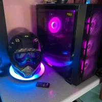 کیس غول گیمینگ همراه مودم کامپیوتر رندرینگ درحد آک