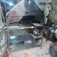 گازی و ذغالی منقل باربیکیو