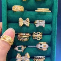 انواع انگشتر طلای جوانمرد 4%