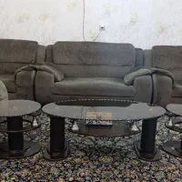 مبلمان 7 نفره با جنس مخمل|مبلمان خانگی و میز عسلی|ایلام, |دیوار