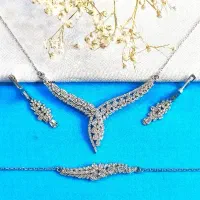 سرویس زیبای نقره طرح طلا مدل ng138