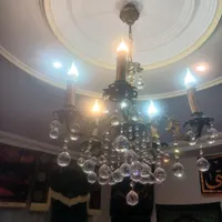 ۲عددلوستر تمام برنج ۵شعله سالم