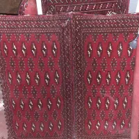 پشتی طرح ترکمن دست بافت