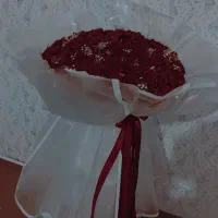 دسته گل  روبانی