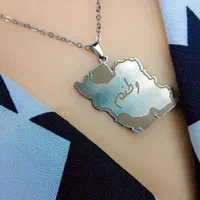 انواع گردنبند استیل|بدلیجات|کاشان, مفتح|دیوار