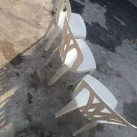 صندلی حیاط سه تا|صندلی و نیمکت|آمل, |دیوار