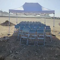 اجاره صندلی تاشو ، سایبان و میز عسلی و نهارخوری|میز و صندلی غذاخوری|زاهدان, |دیوار