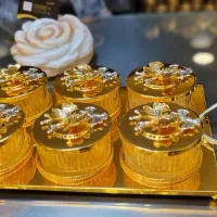 ظرفپذیرایی سینی بهمراه چهارپیاله دربدار سرواماراتی|ظروف سرو و پذیرایی|مشهد, امام رضا (ع)|دیوار