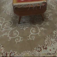 دو عدد قالی ست گردویی نقش برجسته