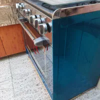 اجاق گاز طرح فر استیل و کابینت فلزی|اجاق گاز و لوازم برقی پخت‌وپز|پارس‌آباد, |دیوار