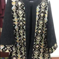 مانتو مخمل سوزندوزی