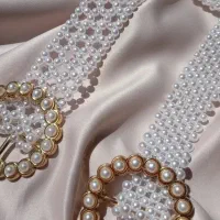 بافت انواع کمر بند وکیف جا کلیدی با مروارید