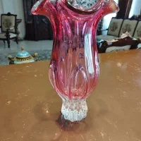 کریستال چک صورتی(میوه خوری/گلدان)|ظروف سرو و پذیرایی|تهران, گلاب دره|دیوار