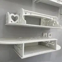 جای لوازم ارایشی و دیجیتال شلف استند دیوار کوب