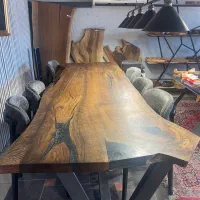 ساخت انواع میز روستیکو ظروف چوبی