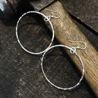 گوشواره دست ساز نقره|جواهرات|کرمان, |دیوار