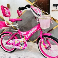 دوچرخه ۱۶ دخترانه خارجی COFIDISصورتی نونو