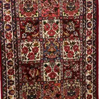 سه عدد فرش دستباف چالشتر ذرع و نیم