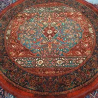 فرش گرد قطر 2متر