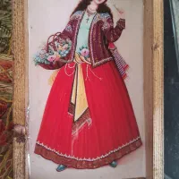 سینی چوبی طرح سنتی