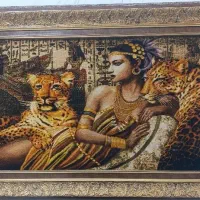 تابلو فرش ملکه دستباف تبریز سایز بزرگ