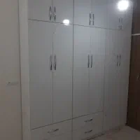 کمدلباس ام دی اف باکسی سفید صابونی