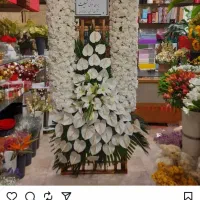 تاج گل ترحیم و افتتاحیه بازارگل (شعبه استان قم)