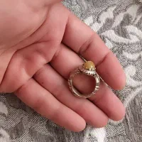 انگشتر نقره دستادلبر باباقوری