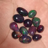 نگین بلک اپال اتشین تلولو بالا