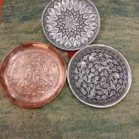 ۳ عدد دیوارکوب . با بهترین نقوش و قلم زنی عالی|کلکسیون اشیاء عتیقه|تهران, آرژانتین|دیوار