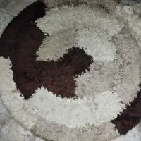 فرش گرد دو عدد