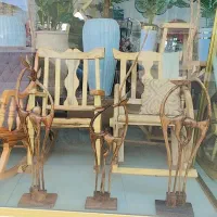 غزال و آهو چوبی