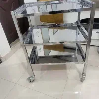 ترولی سه طبقه استیل|پزشکی|ساری, |دیوار