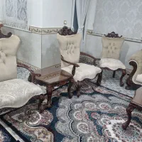 مبل هشت نفره کلاسیک درحدنو|مبلمان خانگی و میز عسلی|شهریار, شهرک امیریه|دیوار