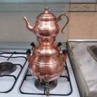 کتری قوری سماوری مسی