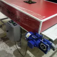 دستگاه خشک کن 3/5متری به همراه دستگاه چاپ سیلک