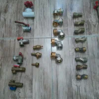 شیرآلات برنجی کلکتورفلکه|مصالح و تجهیزات ساختمان|مشهد, نیزه|دیوار