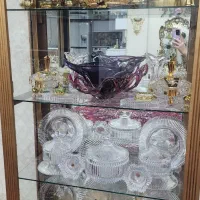 بوفه طلایی چوبی|بوفه، ویترین، کنسول|تهران, فلاح|دیوار