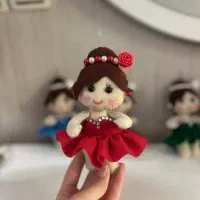 عروسک دست ساز نمدی