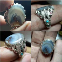 انگشتر نقره دستساز شجر اصل