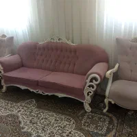 مبل 7نفره نیمه استیل