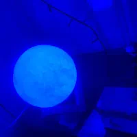 چراغ خواب طرح ماه پایه چوبی|ریسه و چراغ تزئینی|نیشابور, دارایی|دیوار